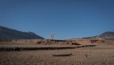 Un pantano seco en Cataluña, el 31 de enero.