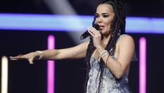 La cantante Beatriz Luengo, presidenta del jurado, en el Benidorm Fest 2024.