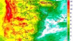 Mapa de previsión de AEMET para la próxima semana