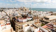 Imagen panorámica de Cádiz.