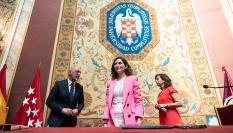 La presidenta de la Comunidad de Madrid, Isabel Díaz Ayuso, en una imagen de archivo en la Complutense.