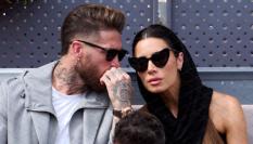 Pilar Rubio y Sergio Ramos el pasado mes de mayo en un partido de tenis de Alcaraz.