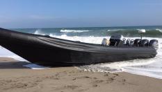 Imagen de una narcolancha incautada.