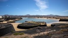 Vista panorámica de La Santa, en Lanzarote.