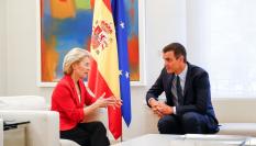 Ursula von der Leyen y Pedro Sánchez