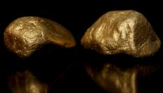 Pepitas de oro gigantes.