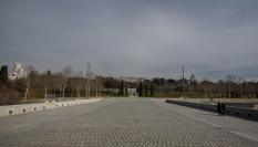 Imagen de archivo del Puente de Rey, en Madrid Río, donde tendrá lugar la 'mascletà madrileña'.