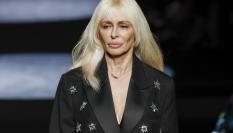 María, de Nebulossa, en el desfile de Pablo Erroz en la MBFWM el 15 de febrero de 2024.