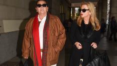 Maria del Monte e Inmaculada Casal, a su llegada a los juzgados de Sevilla el 16 de febrero de 2024.