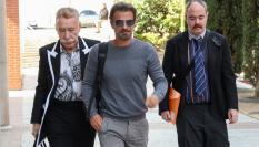 Rodolfo Sancho y Marcos García Montes, en su llegada al juzgado el 16 de febrero de 2024.