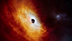 Reproducción artística del cuásar J0529-4351