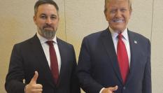 Santiago Abascal y Donald Trump