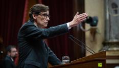 El primer secretario del PSC y exministro de Sanidad, Salvador Illa, en una imagen de archivo.