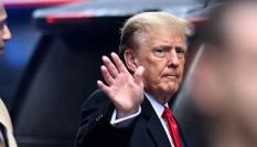 Donald Trump, en una de sus visitas a los juzgados de Nueva York