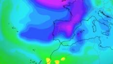 Mapa de la previsión meteorológica