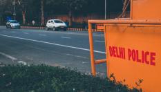 Policía en la India.