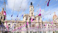Mascletà en las Fallas de Valencia de una edición anterior.