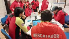 Operativo de rescate organizado en Cantabria para rescatar a cuatro espeleólogos atrapados en una cueva de Arredondo.