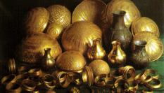 Réplicas de los objetos que pertenecen al 'Tesoro de Villena'.