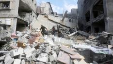 Ataque en Gaza este 8 de marzo.