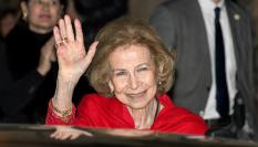 La reina Sofía, fotografiada el 29 de febrero de 2024 en Mallorca.