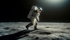 Imagen de un astronauta mediante IA.