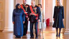 El rey Harald, durante una audiencia en Oslo el 13 de febrero de 2024.