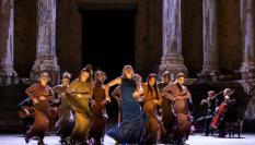 Espectáculo 'De Sheherezade' que se produjo en el Festival de Mérida 2022