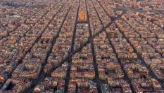 Vista de la Sagrada Familia, en Barcelona.