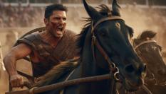 Corredor en carrera de cuadrigas.