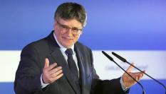 Comparecencia de Puigdemont en Elna