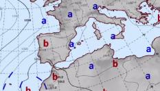 Mapa de AEMET para los próximos días