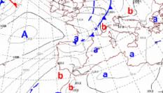 La entrada de aire polar en España.