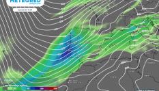 Mapa de ríos atmosféricos