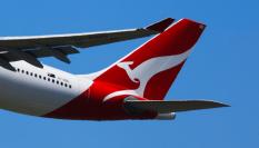 Avión de la aerolínea Qantas