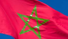 Una bandera marroquí