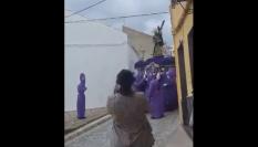 El paso de Semana Santa de Jesús Nazareno en Baena (Jaén).