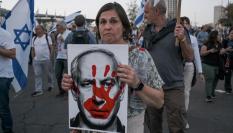 Manfiestación contra Netanyahu en Jerusalén