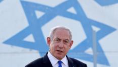 Benajmin Netanyahu, en un acto militar