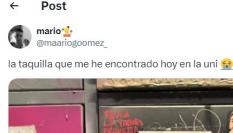 El mensaje publicado por @maariogoomez_