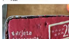 La tarta de cumpleaños que ha hecho @ShadowsOfGotham