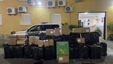 El tabaco de contrabando incautado en la operación en el Campo de Gibraltar