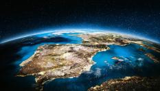 La península Ibérica, en una imagen de archivo