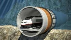 Imagen conceptual del túnel que conectará España y Marruecos a través del Estrecho de Gibraltar