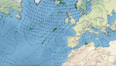 Mapa de previsión de AEMET