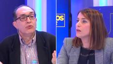 José Miguel Villarroya e Irene Pardo.