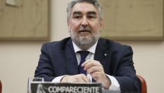 El presidente del Consejo Superior de Deportes (CSD), José Manuel Rodríguez Uribes, interviene en la Comisión de Educación, Formación Profesional y Deportes, en el Congreso.