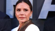 La diseñadora Victoria Beckham, en la presentación del documental sobre los Beckham en Netflix el 3 de octubre de 2023.