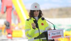 Isabel Díaz Ayuso presentando su 'Plan Vive'.