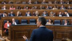 Pedro Sánchez, ante el Congreso